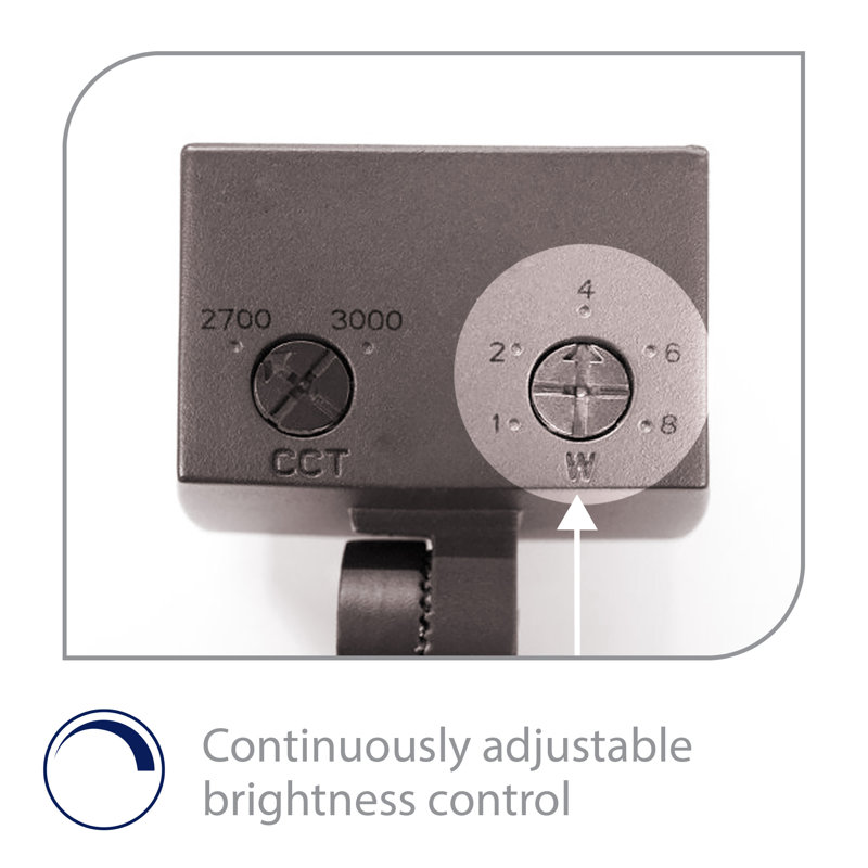 LED Flood Light, Black/Bronze