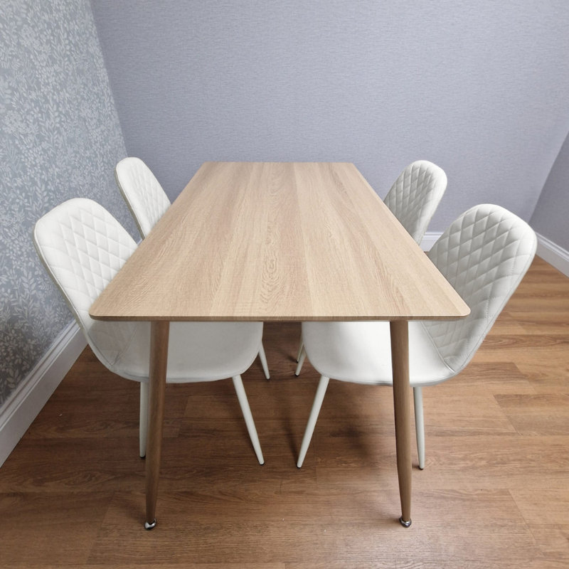 4 - Person Dining Set, White