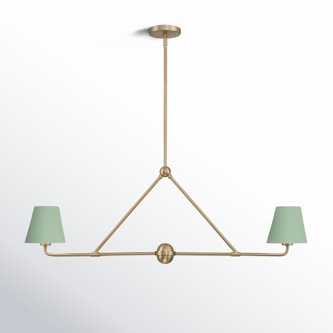 Kinston 2 - Light Dimmable Linear Chandelier Joss & Main 