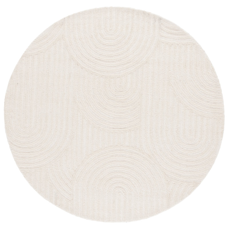 Ezekial Southampton Hand Tufted Performance Abstract Rug, Round 6'