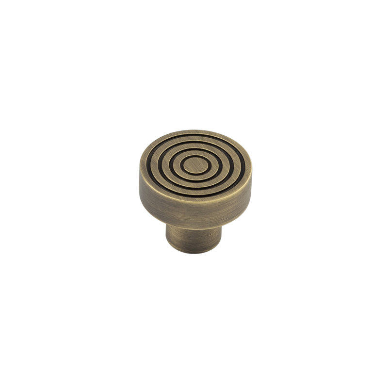 Hoxton 30mm Diameter Round Knob, Antique Brass