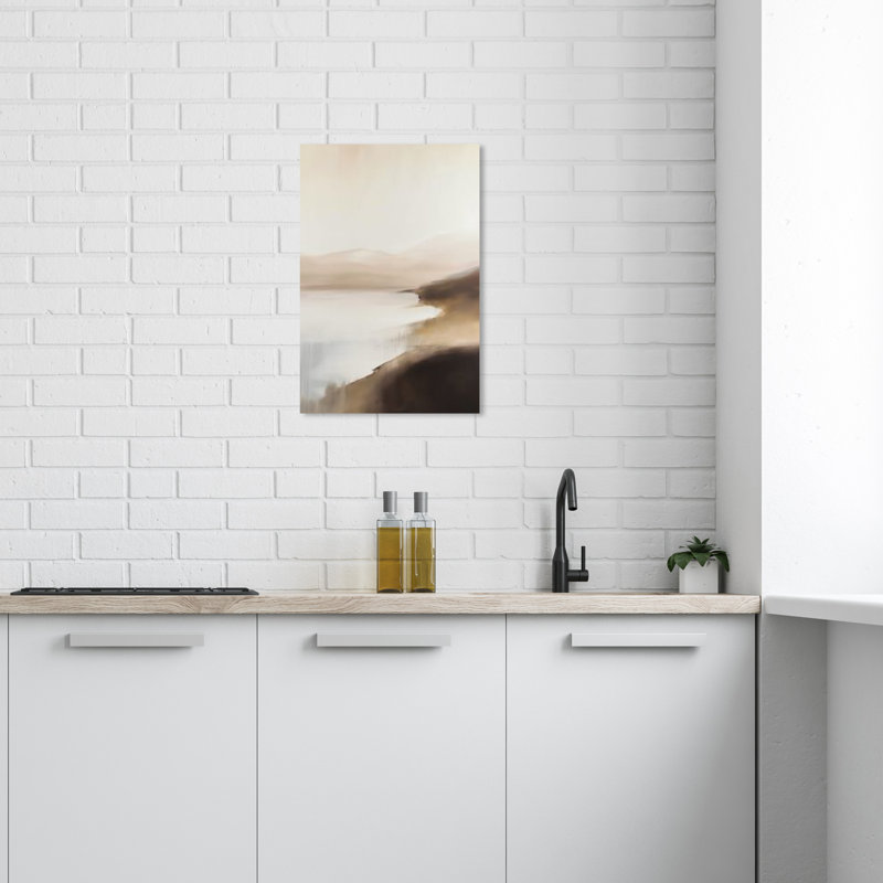 Misty Lakeshore sur toile, H 24 po x l 16 po x P 0,8 po