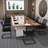 Inbox Zero Office Guest Chair Set Of 12 Conference Reception Chair W/ Lumbar Support & Sled Base