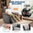 Power Recliner Glider Chair with Swivel & Rocking, Adjustable Recline, USB Port & Chenille Fabric for Living Room-730918482