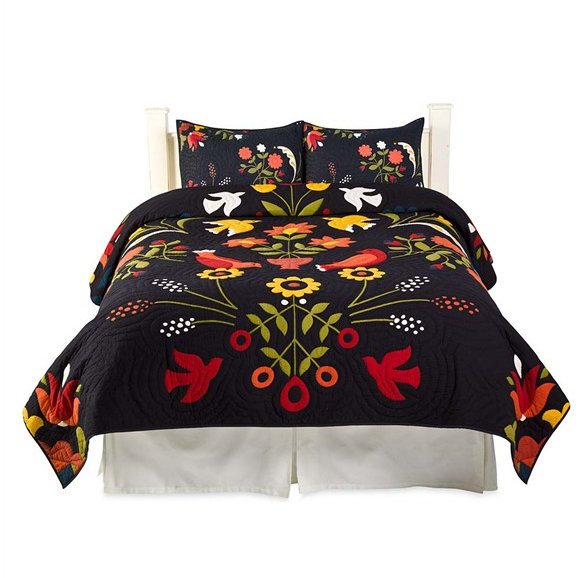 Ensemble de courtepointe 3 pièces Ansley, Double / Grand