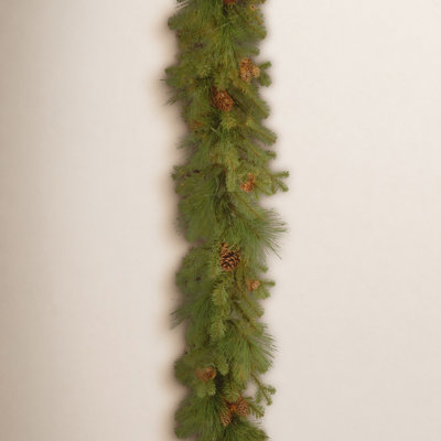 108" Pre-Lit Spruce Christmas Garland