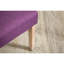 2 chaises en bois massif mauve, 2 pièces, style contemporain-1739487809