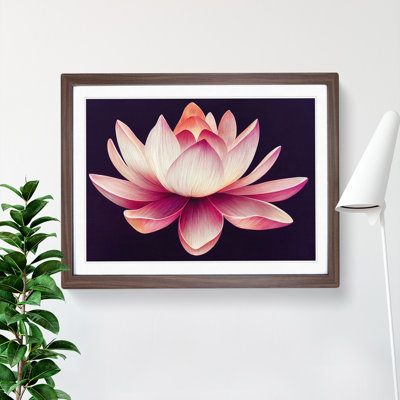 Stupendous Lotus Flower - Single Picture Frame Print