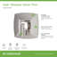 Garniture de valve de douche en chêne avec inverseur intégral VersaFlex-101648601