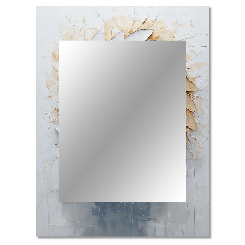 Attrape-rêves moderne moderne beige et blanc, 40 po x 30 po