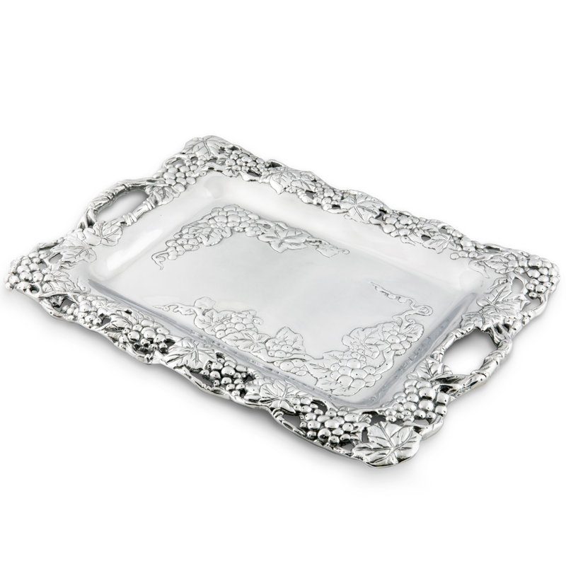 Grape Metal Decorative Tray