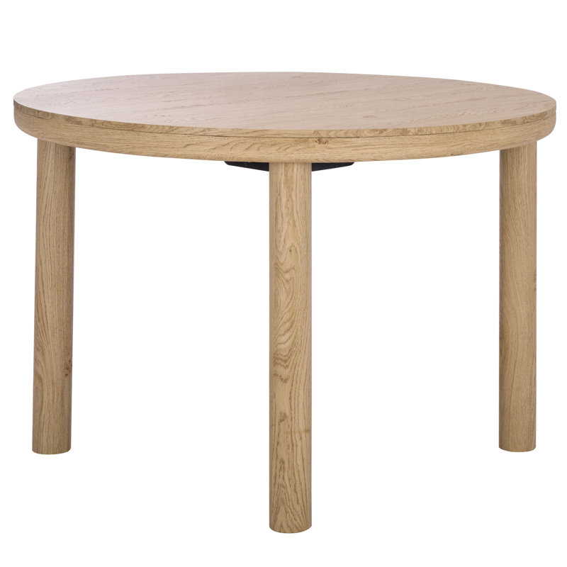 Detroitee Round Dining Table, Oak