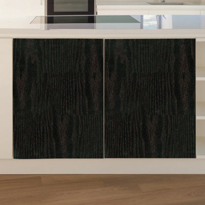 Roll Wood, Black Sticky Back Plastic Film