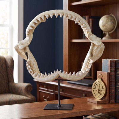 Shark's Jagged Jaws Sculpture