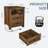 🎉2-Drawer Nightstand With Built-In 2 AC Outlets & 2 USB Ports-1210134942-1210134940