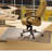 Cleartex Low Pile Carpet Straight Rectangular Chair Mat-10529035
