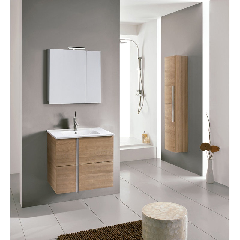 Armoire de style colonne de 12 po Royo Finton (noyer sableux), Noyer sableux