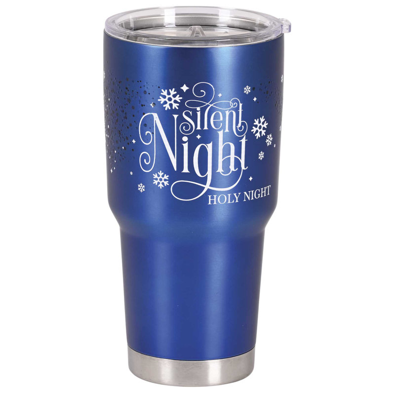 Gobelet de Noël bleu nuit silencieuse