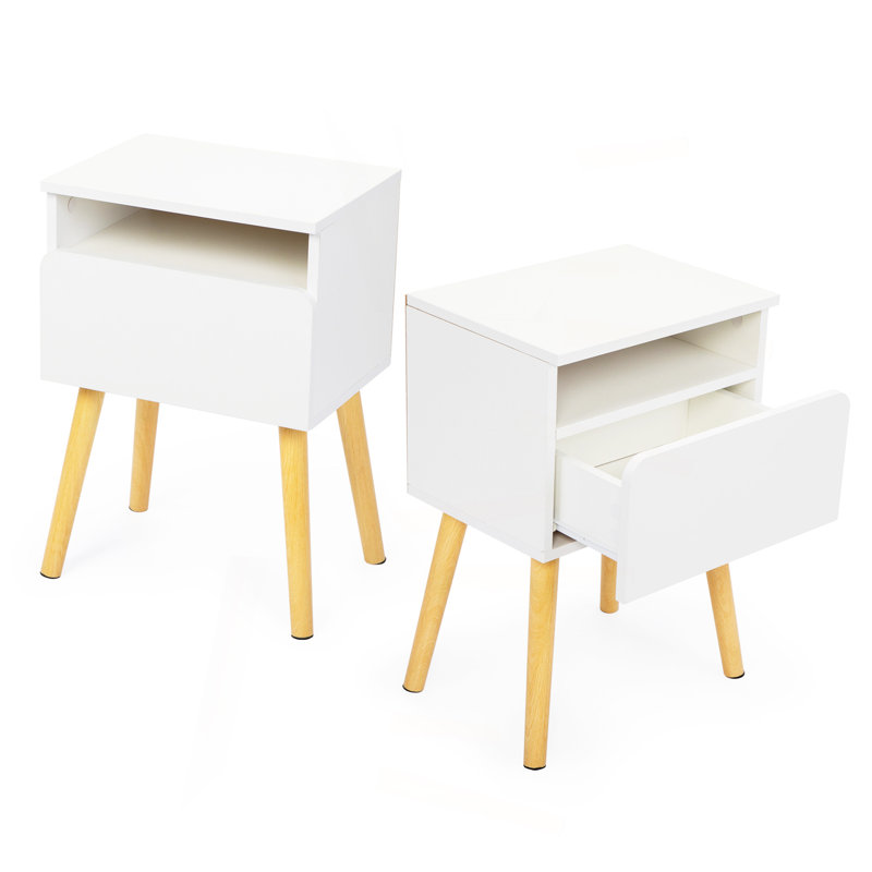 2-Piece Modern Bedside Table