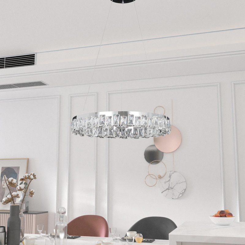 Buckhead Dimmable LED Wagon Wheel Chandelier