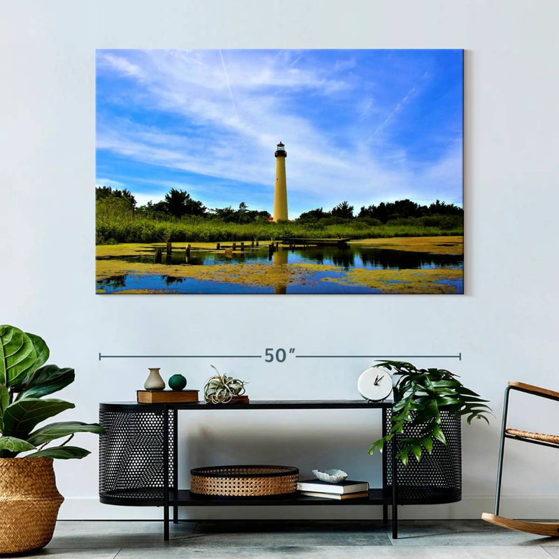 Phare Lilie Tropical Cape May, H 34 po x l 51 po