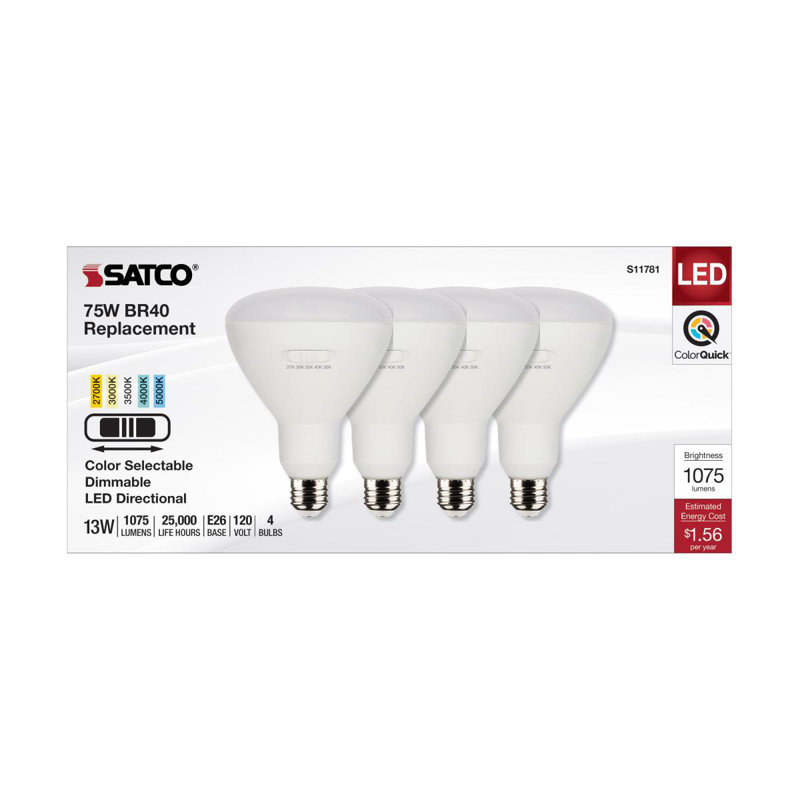 13 Watt White LED Bulb