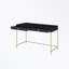Bureau de maquillage avec pieds en métal et deux tiroirs-1789440350