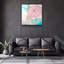 Superbe peinture décorative en verre trempé 23,6 po x 23,6 po | 100% verre trempé, épaisseur: 0,16 pouce | Impression UV pour des couleurs éclatantes | Art mural parfait pour la décoration de la maison ou du bureau, design moderne et élégant-797372338