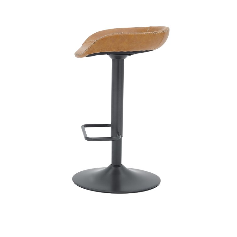 Antenore Swivel Adjustable Height Stool (COLOR OF SEAT IS GREY NOT TAN/ORANGE)