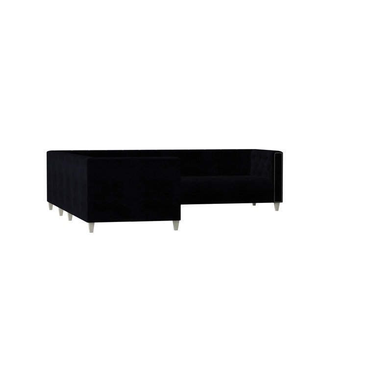 Kimmy Upholstered L-Shaped Sectional Left Hand Facing