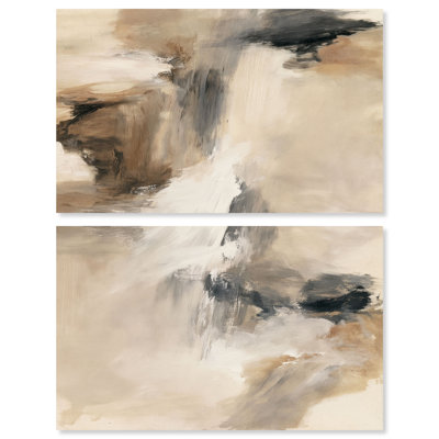 Desert Gale II Canvas Print Boho Wall Decor Set by Art Remedy, Gallery Wrapped, 48 x 30