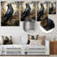 Corbeau majestueux I - décoration murale en métal Crow-471498194