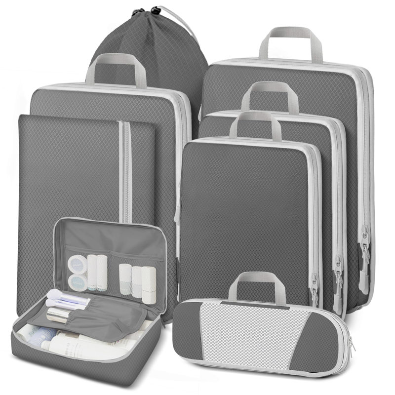 Rebrilliant Fabric Storage Bag, Grey