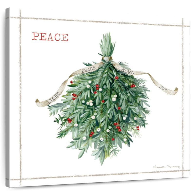 Lelend Farmhouse Holiday I, H 16 po x l 16 po