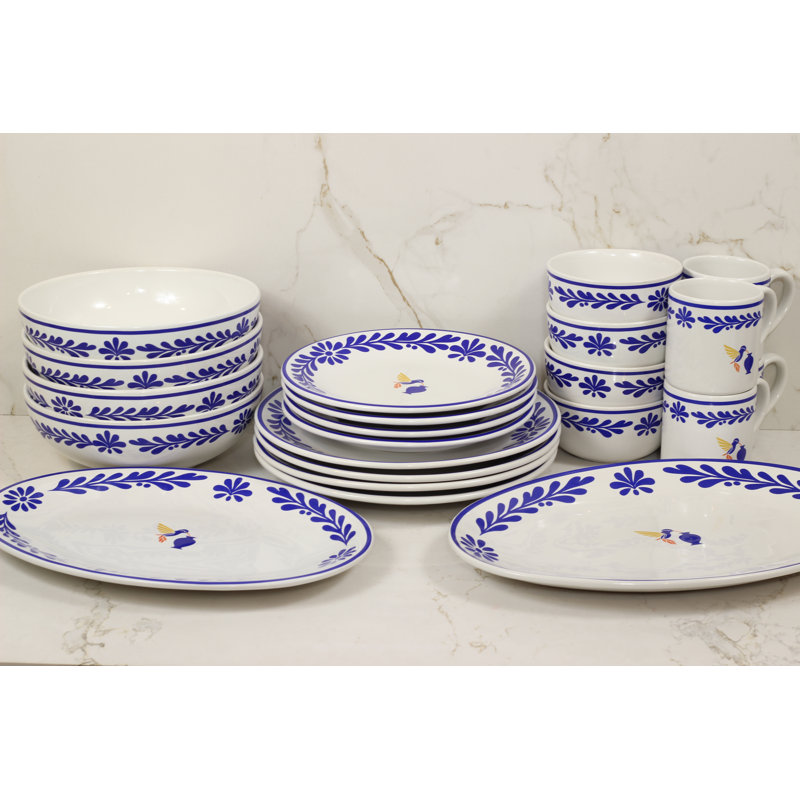Service de table de qualité supérieure 22 pièces Colibri Collection | Service pour 4