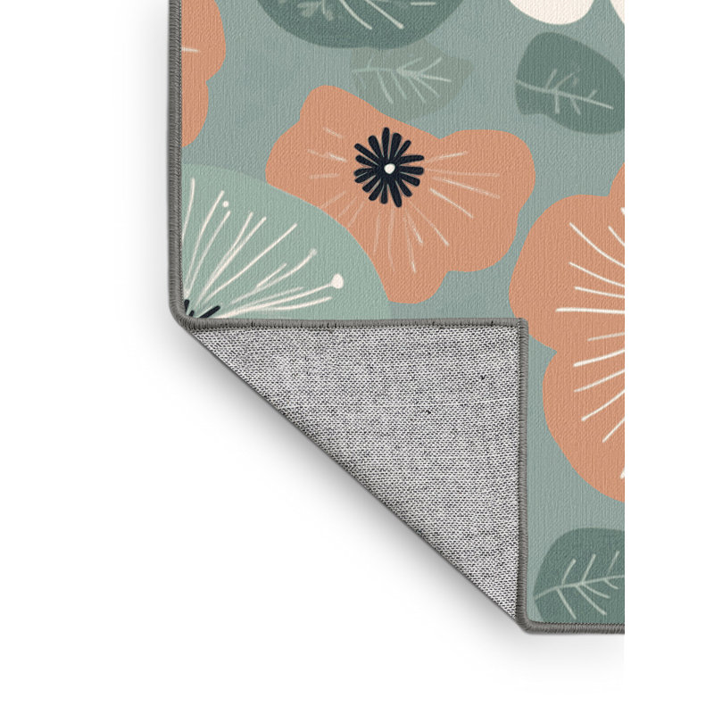 Floral Echo Rug, Round 4'