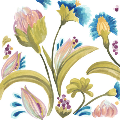 " Abbey Floral Tiles I "