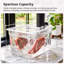 Contenant sous vide 12 pintes avec support, couvercle et manchon isolant, plus grand, noir onyx