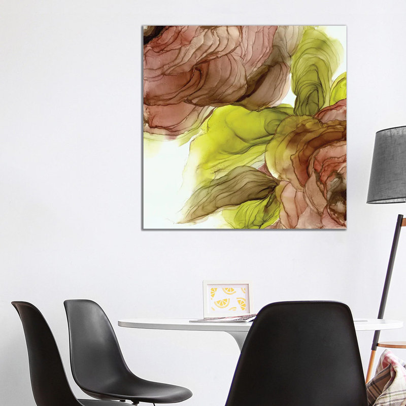 Peonies I by Ansel Adams - Wrapped Canvas Gallery-Wrapped Canvas Giclée, 93.98 cm H x 93.98 cm W x 1.91 cm D