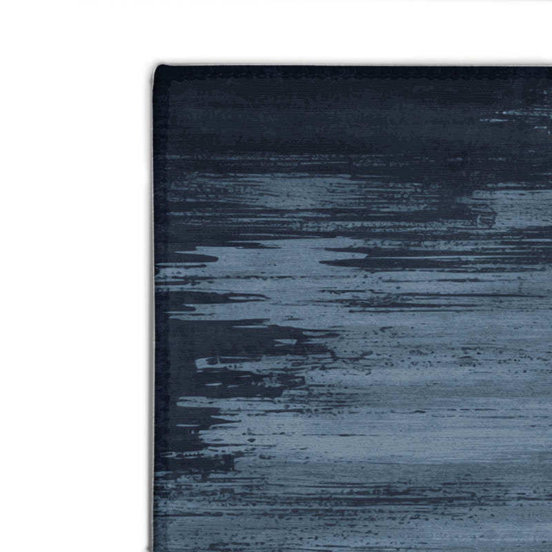 Tapis intérieur et extérieur gris Watercolor, Rectangulaire 8 pi x 10 pi