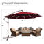 11 Ft. Outdoor Lighted Cantilever Umbrella-280848110