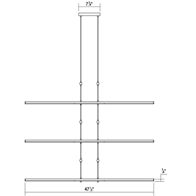 Tik-Tak® 24 - Light LED Chandelier, Satin White