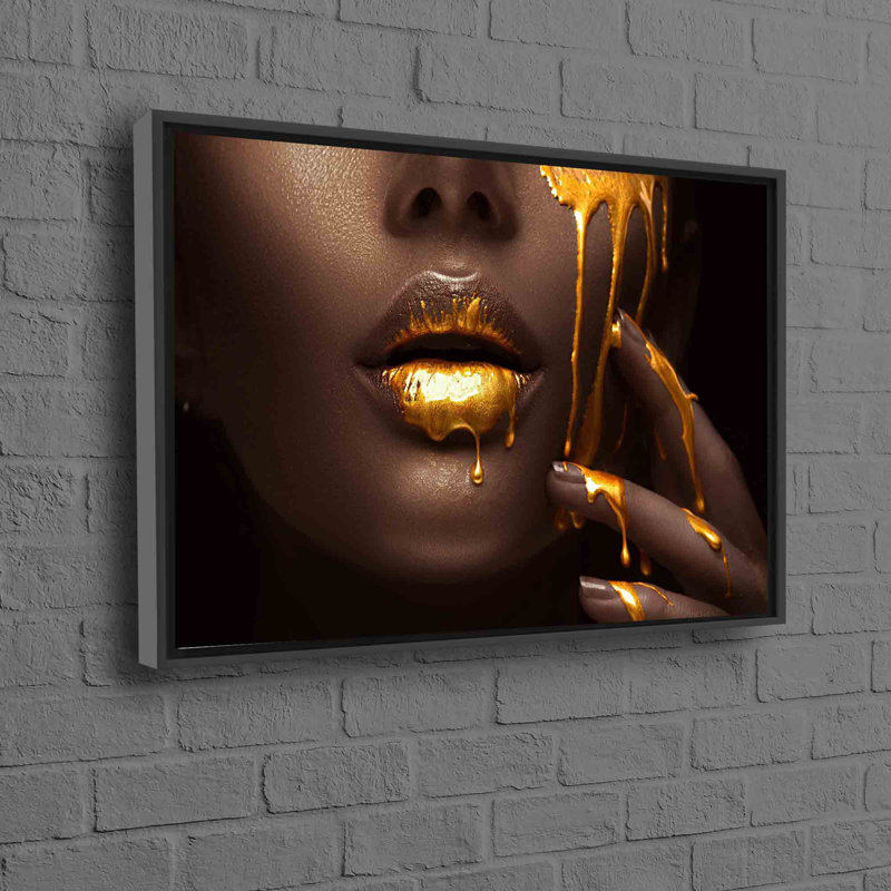 Print on Canvas, Framed Print without Mat, Black, 20 cm H x 30 cm W