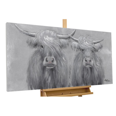 Hand -painted acrylic painting by Thick and Thin