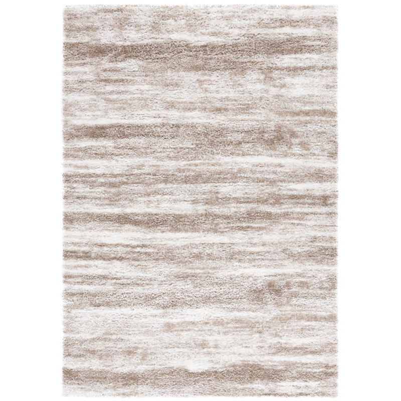 Nakos Penelope Shag Performance Abstract Rug, Rectangle 4' x 6'