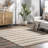 Stockton Springs Striped Handmade Flatweave Beige Area Rug-1952720519