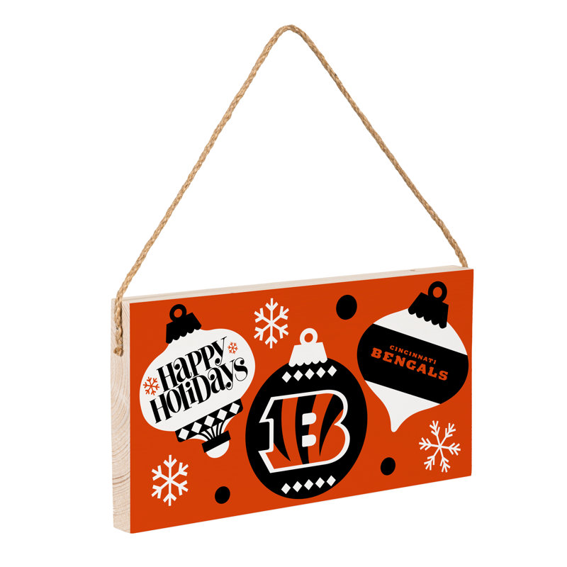 Plaque murale Cincinnati Bengals 6 x 11