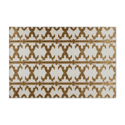 Tapis gris intérieur et extérieur Trellis