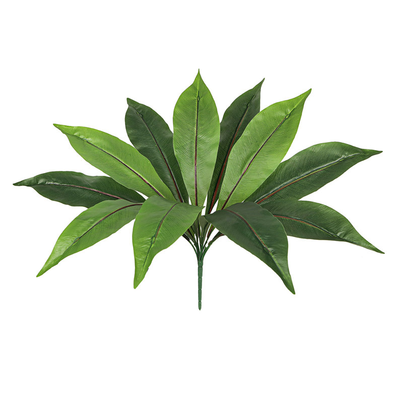 Oiseaux artificiels, feuilles de fougère, tige, plante, verdure, feuillage, buisson