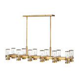 Reeve 12 - Light Kitchen Island Linear Pendant